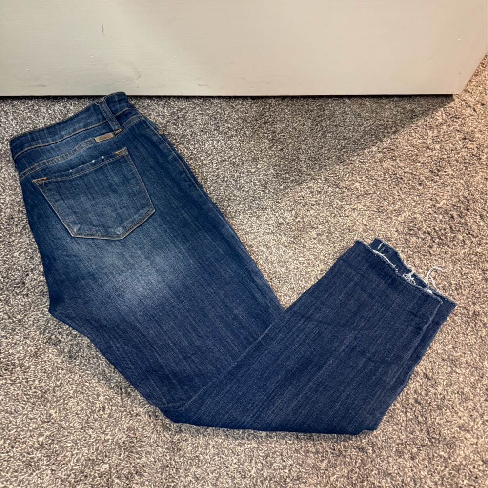 Kancan stretchy mid rise crop skinny jeans size 11 29